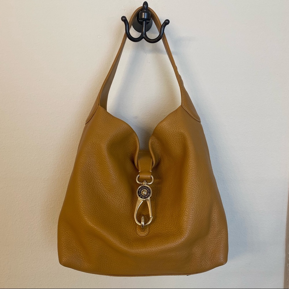 Dooney & Bourke Belvedere Logo Lock Shoulder Bag